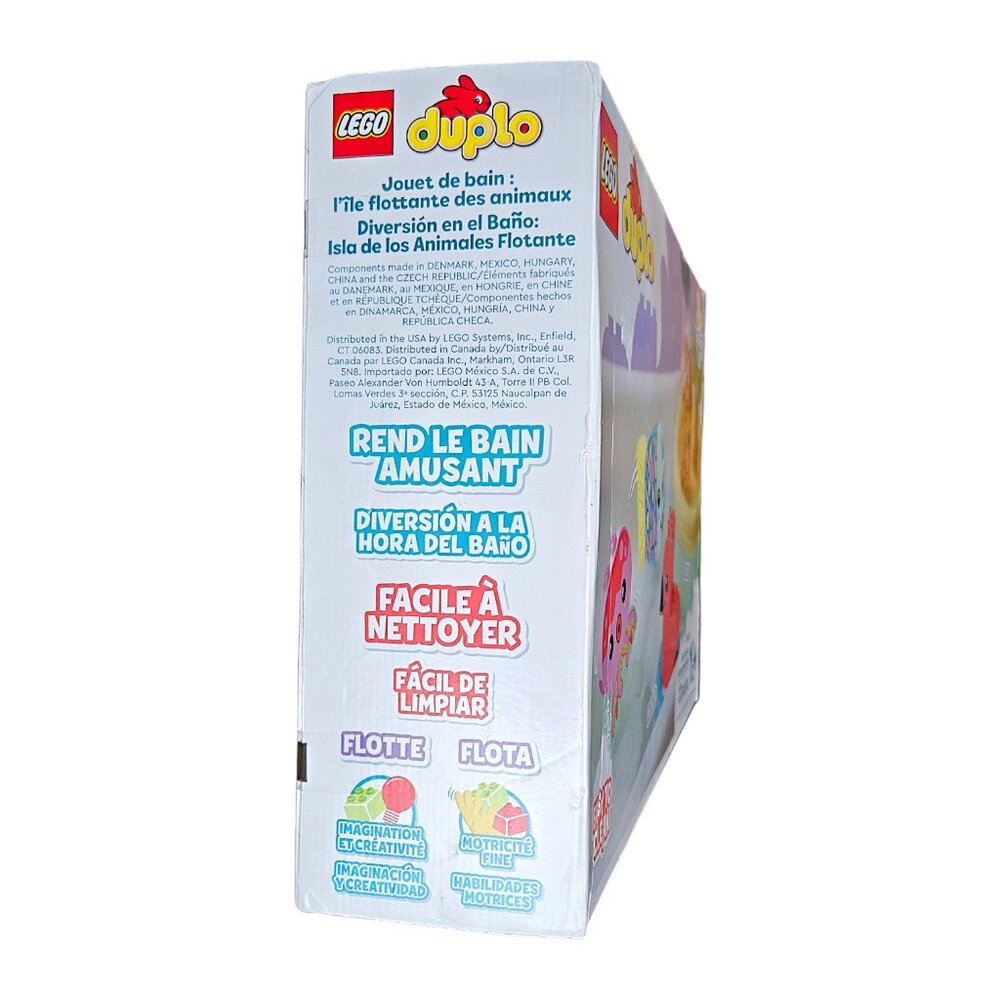 LEGO Duplo Bath Time Fun: Floating Animal Island 20Pcs Building Toy, Sealed - Picture 3 of 12